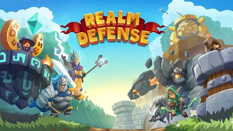 Realm Defense: Epic Tower Defense Strategy Game Mod Apk - Unlocked